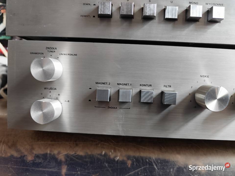 zestaw Unitra wzmacniacz WS301S tuner AS205S Mosty