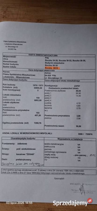 SPRZEDAM MIESZKANIE 2 POKOJOWE bez pośredników Piła sprzedam