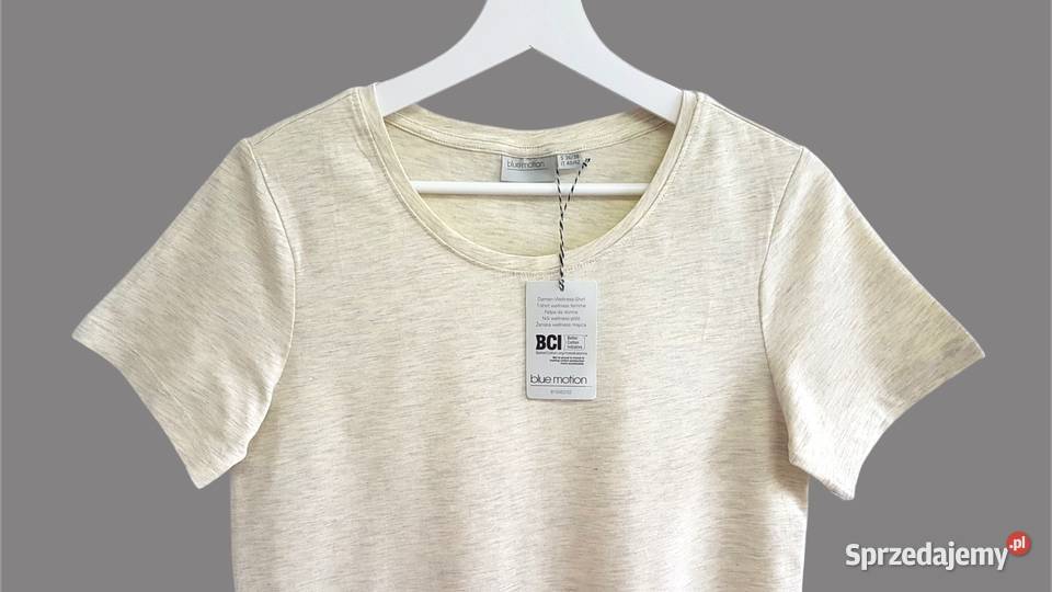 Damska bluzka żółta krótki rękaw bawełna Blue żółty/złoty Chrzanów