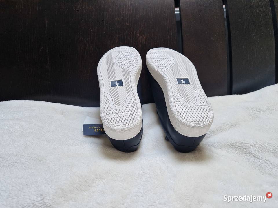 Nowe buty Sneakersy granatowe męskie Polo Ralph Bibice