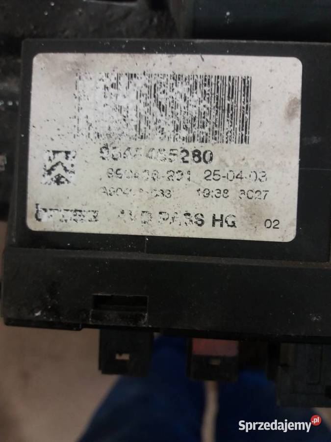 SILNICZEK SZYBY PRZÓD LP CITROEN C5 9648484980 mechanizmy opuszczania szyb Wola
