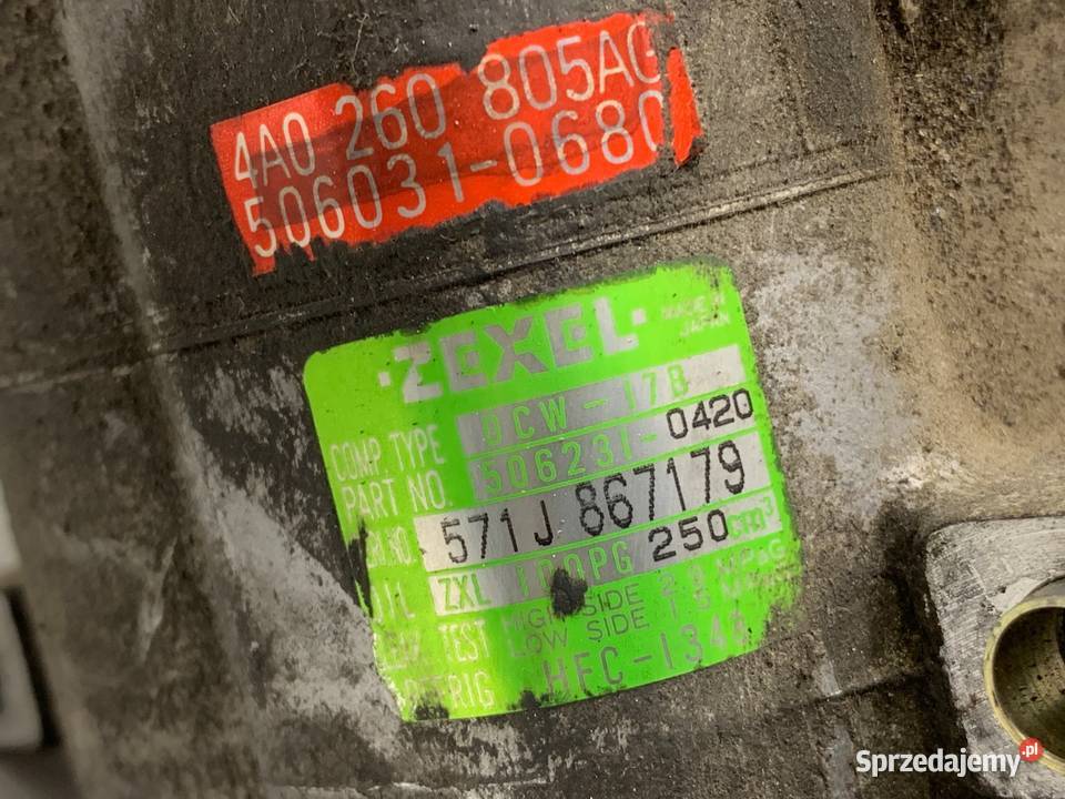 SPRĘŻARKA KLIMATYZACJI AUDI A6 C4 4A0260805AG 18 podkarpackie