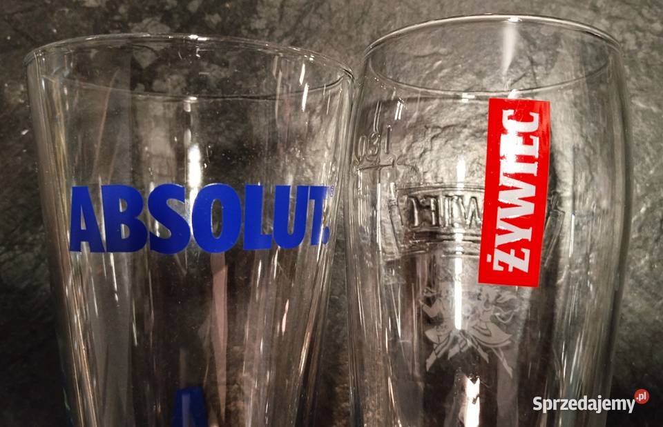 Absolut Żywiec szklanki 6 NOWE Olsztyn