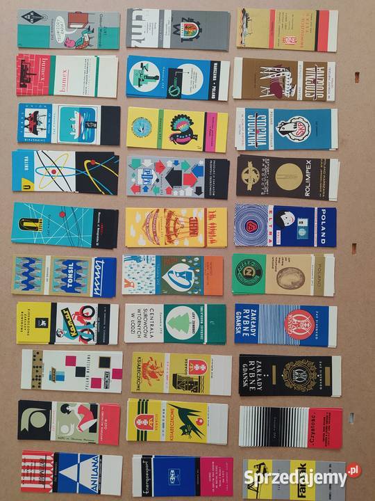 Polskie etykiety zapałczane KSIĄŻECZKOWE Katowice sprzedam