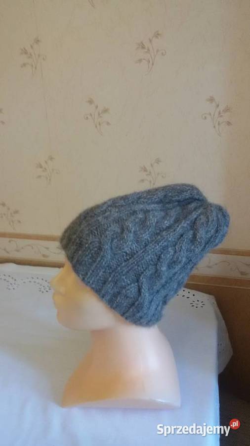 Czapka z Alpaki ręcznie robiona mazowieckie Warszawa