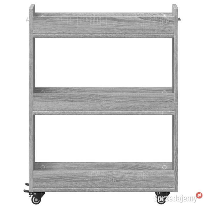 Szafka na kółkach szary dąb sonoma 60x22x79 Pozostałe Warszawa