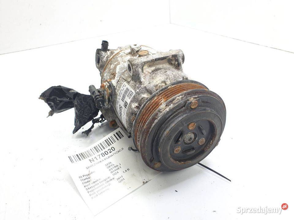 SPRĘŻARKA KLIMATYZACJI OPEL ASTRA J 39045696 Lipno