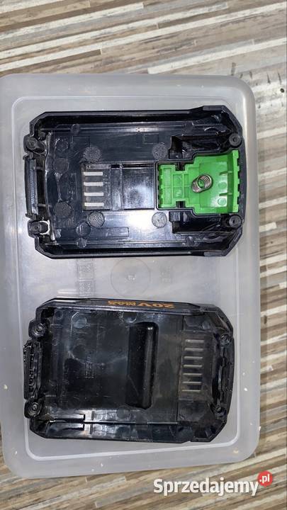 Opakowanie na akumulatory pokazane na zdjęciu Pozostałe