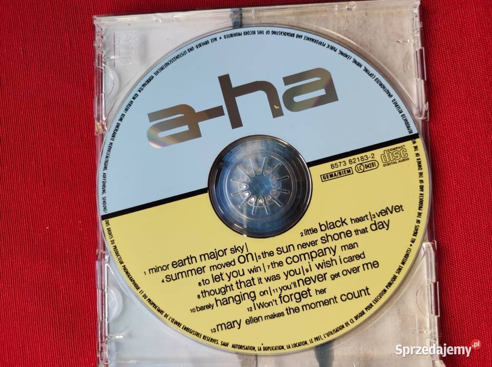 Płyta CD aha Minor Earth Major Sky 2000 I Kielce