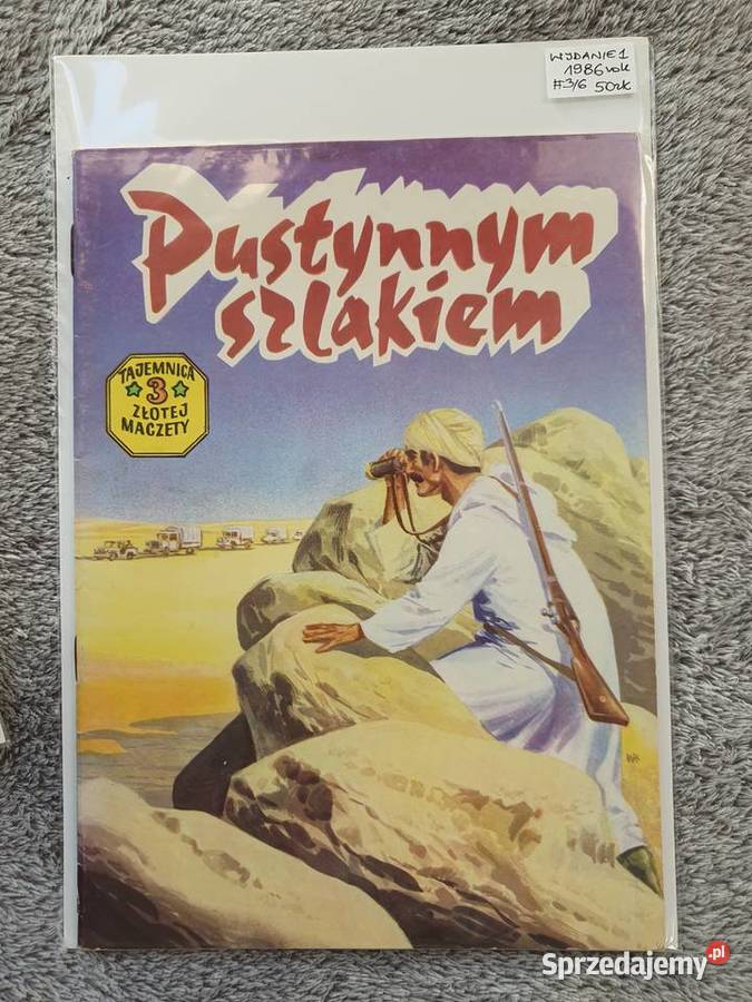 Tajemnica Złotej Maczety komplet 6 komiksów wyd Rok wydania 1985 Gdynia sprzedam