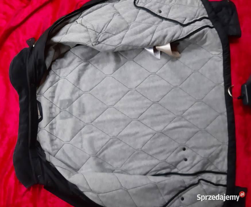 Burberry kurtka pikowana L granat 100 oryg