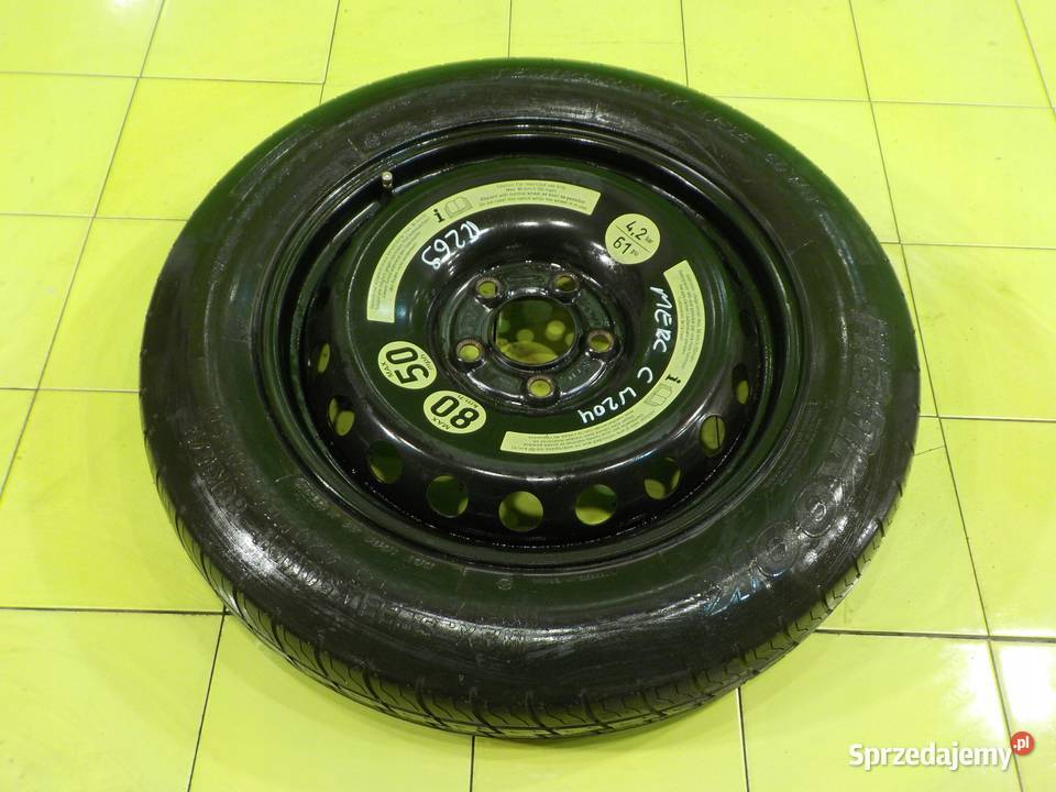 MERCEDES C W204 kolo dojazdowe 1259016 5x112 Samochodowe mazowieckie Suków sprzedam