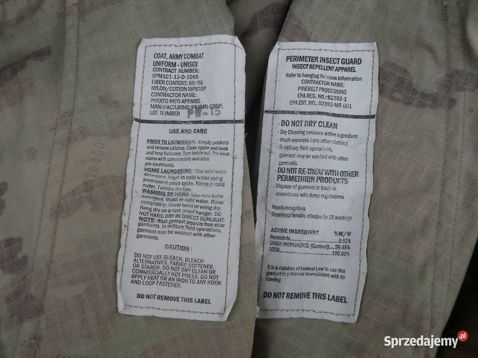 Bluza ACU multicam ocp small long ripstop Wrocław