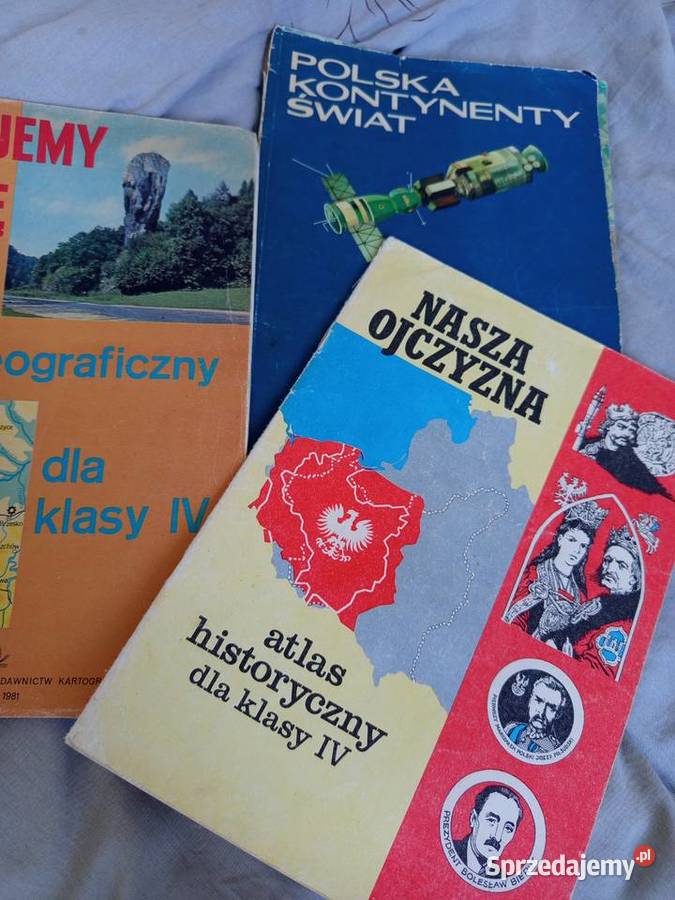Atlasy szkolne z PRL tradycyjny podręcznik