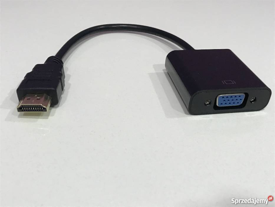 Adapter Konwerter z HDMI na VGA kabel DSUB FULL Poznań