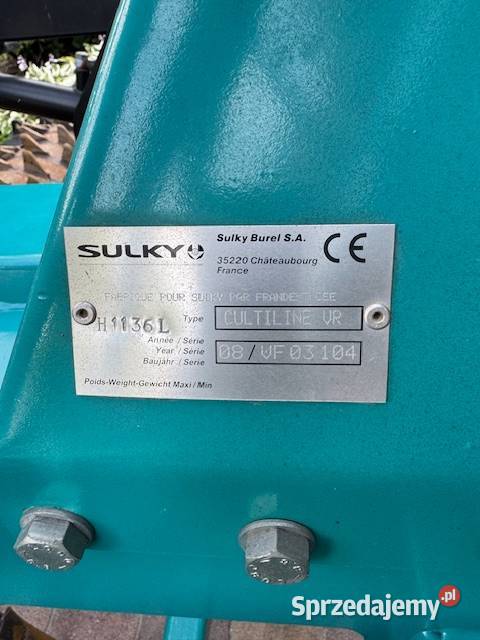 Zestaw uprawowosiewny Sulky Cultiline VR 30 śląskie Lipie