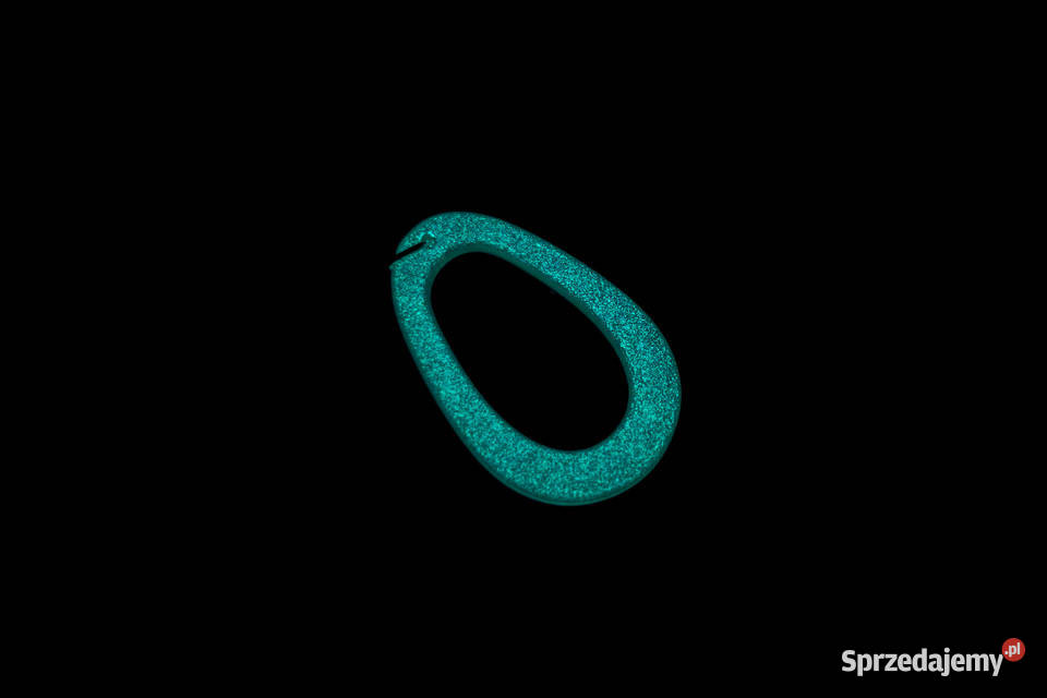 Duży owalny zielony wisiorek świecący w Warszawa sprzedam