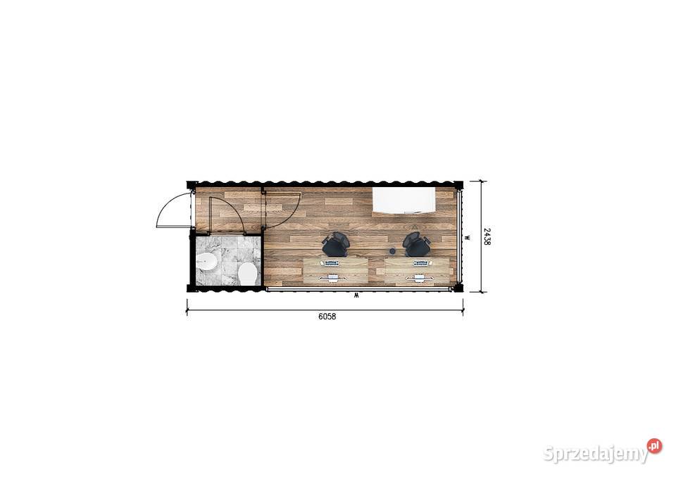 Kontenery biurowe mieszkalne socjalne małopolskie Słomniki