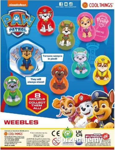 Zasyp do automatów PAW PATROL WEEBLES PSI PATROL