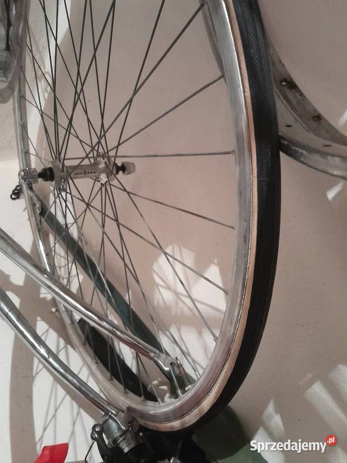 Rama do roweru szosowego z widelcem niklowanym łódzkie Modlna