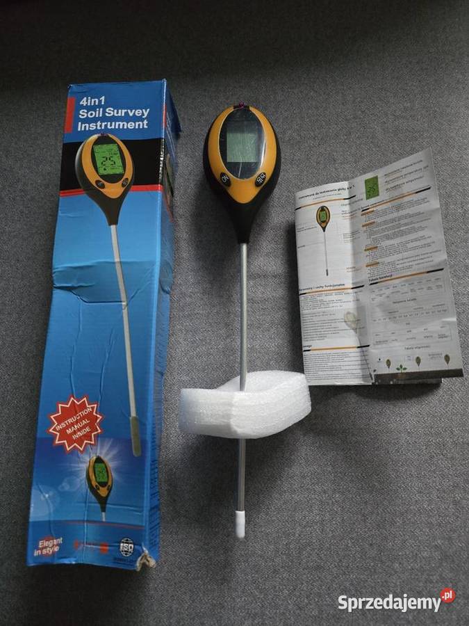 Tester gleby 4w1 Elektroniczny wyświetlacz lcd pomorskie