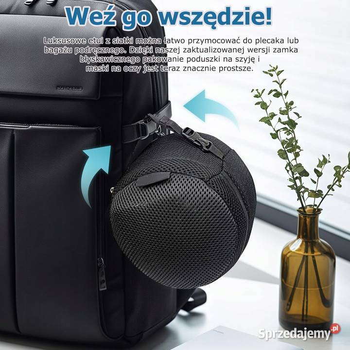 PROGLOBE Poduszka podróżna Pianka memory Maska Pozostałe Myszyniec