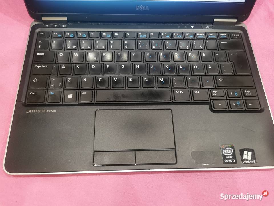 Dell E7240 i34030U 8GB DDR3 128GB SSD bateria lubelskie Poniatowa