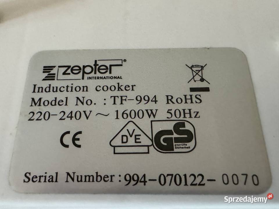 Zepter kuchenka indukcyjna Poznań