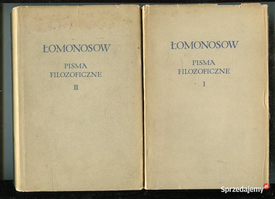 Pisma filozoficzne T12 Łomonosow zachodniopomorskie Szczecin