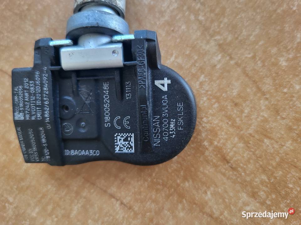 OEM 407003VU0A Czujniki Ciśnienia TPMS Nissan lubelskie Góra Puławska