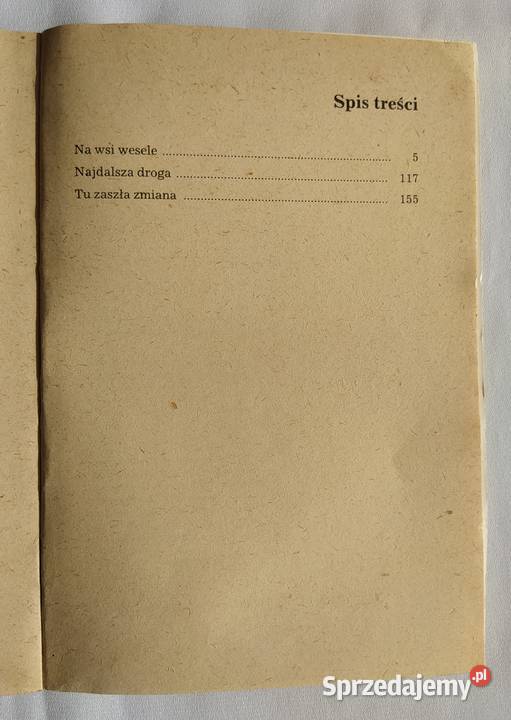 NA WSI WESELE Maria Dąbrowska literatura piękna - proza polska podlaskie
