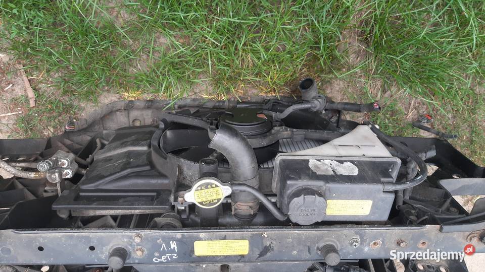 pas przedni z chłodnicami Hyundi Getz 11 benz 15 Dębno