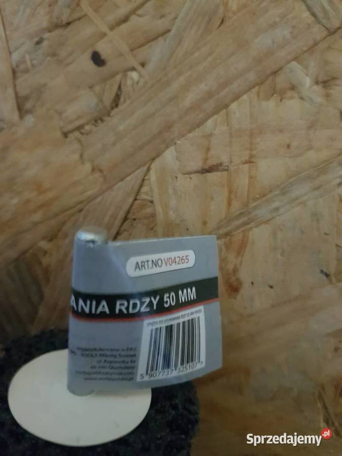 DYSK KRĄŻEK DO USUWANIA RDZY 50mm CZARNY vorfal Głogowa sprzedam