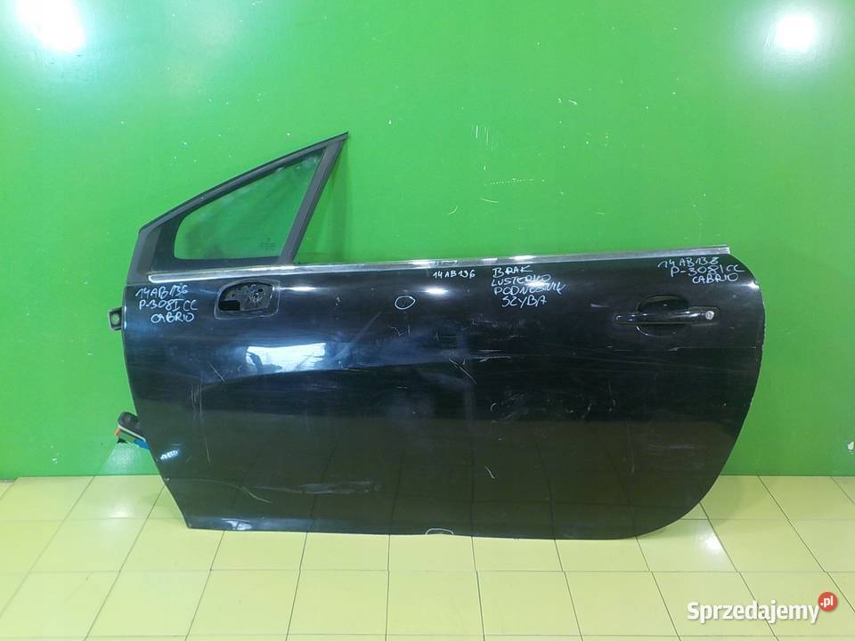 PEUGEOT 308 I CC 16 B 10r CABRIO 2D drzwi lewe Suków
