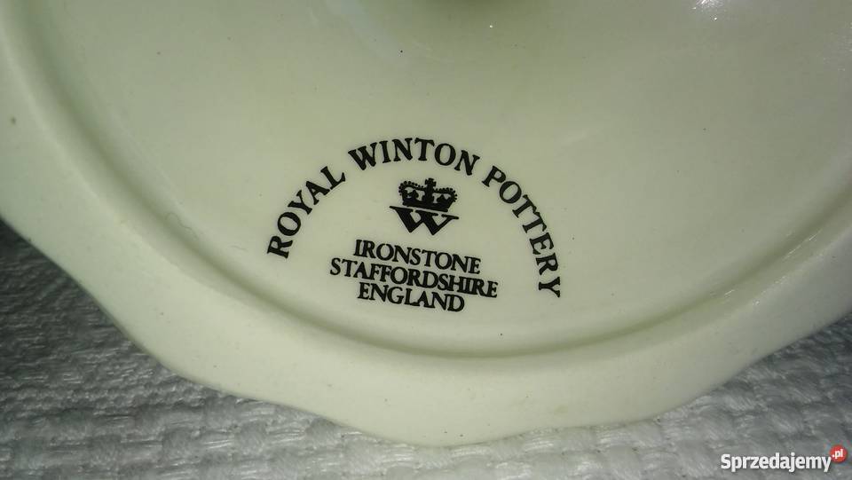 piękny porcelanowy świecznik angielska Ceramika i szkło Gdańsk