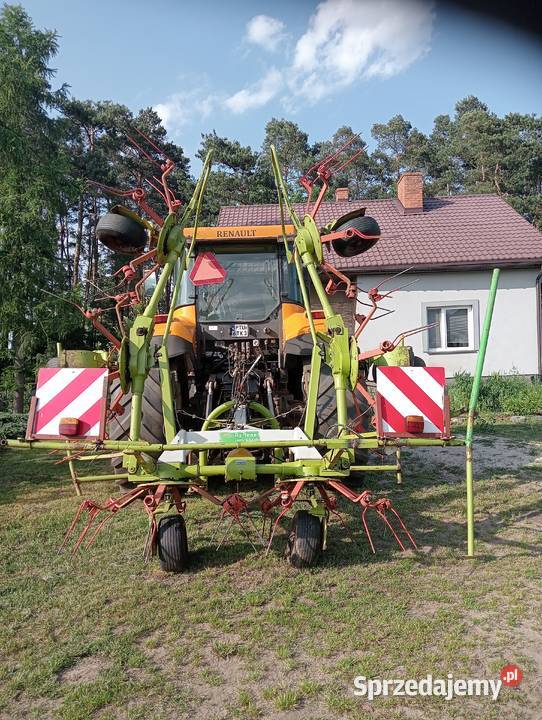 Przetrząsarka Claas v 640 Zgrabiarki i przetrząsacze wielkopolskie Turek