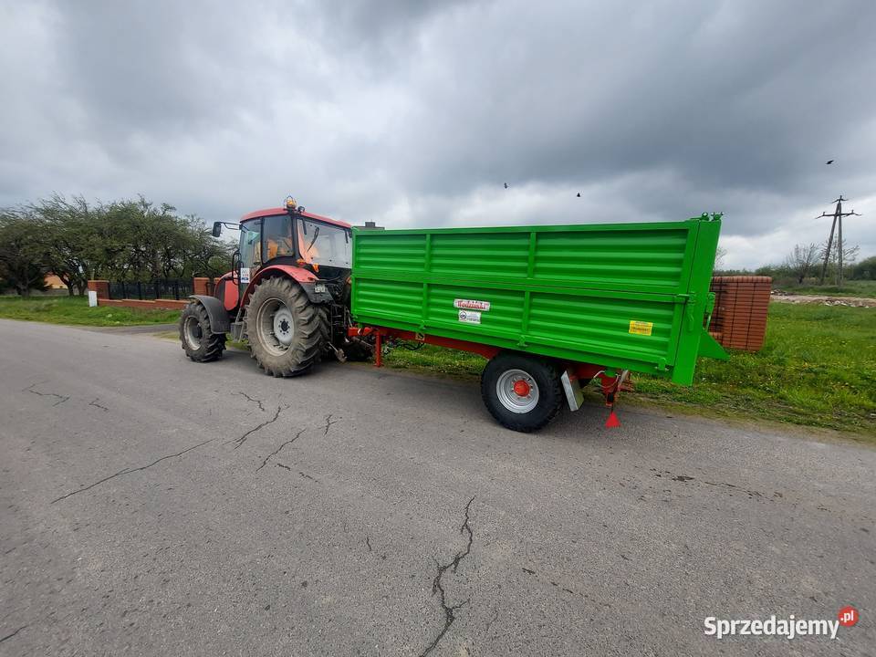 Przyczepa rolnicza wywrotka na 3strony Ładowność mazowieckie sprzedam