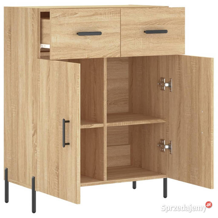 Szafka dąb sonoma 695x34x90 materiał Pozostałe
