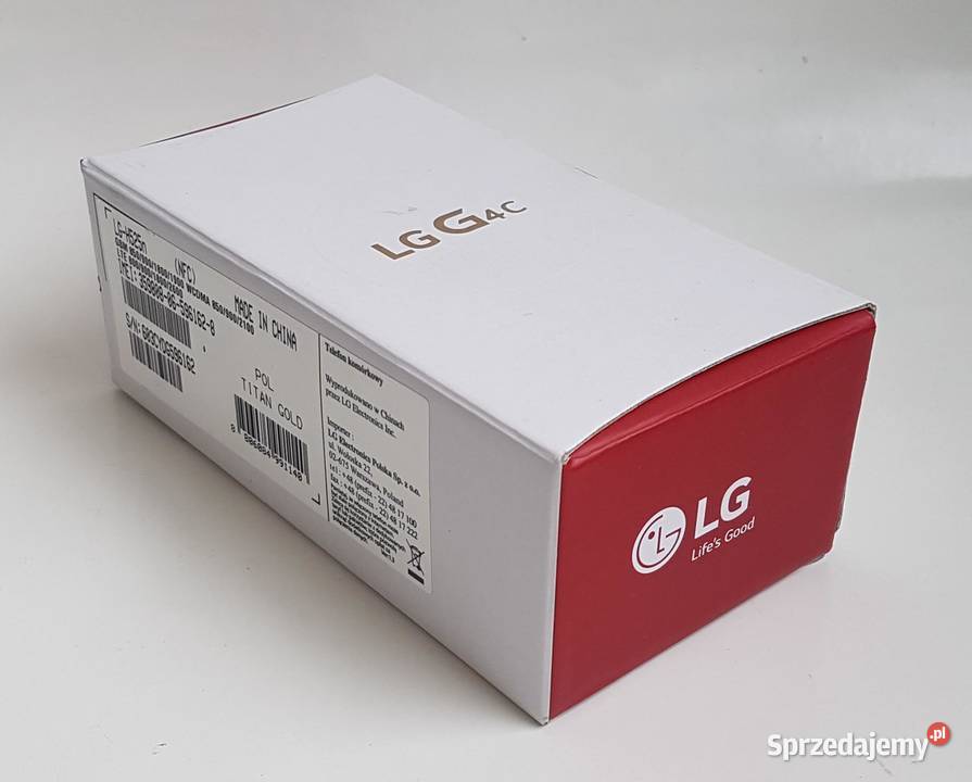 LG G4C pudełko opakowanie etui box telefon LG-H525n