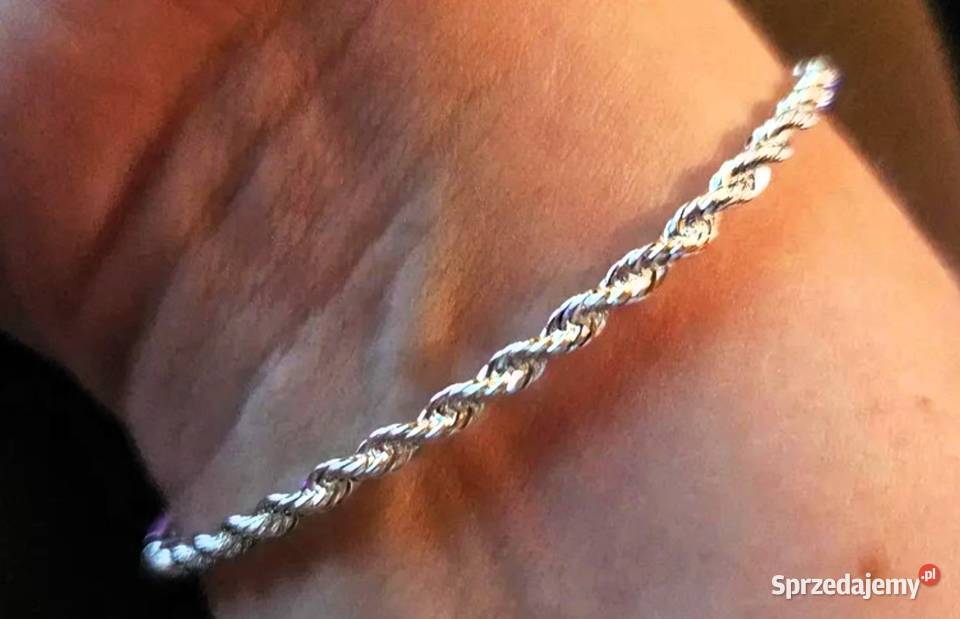 Przepiękna Srebrzysta Opalizująca Bransoletka posrebrzane Poraj sprzedam
