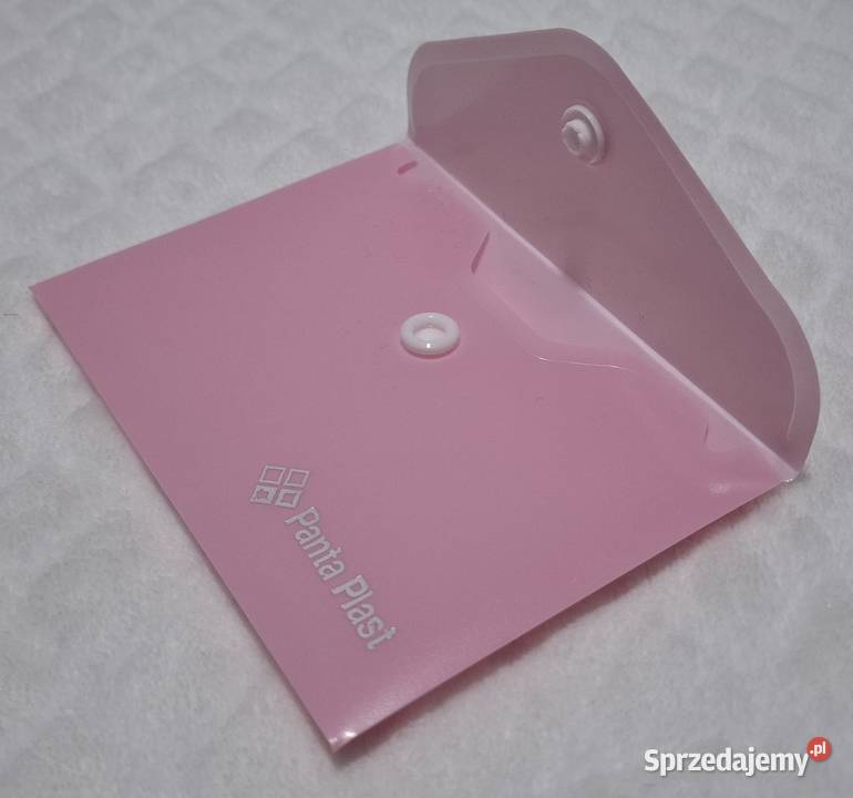 Koperta teczka na zatrzask Panta Plast różowa Czeladź