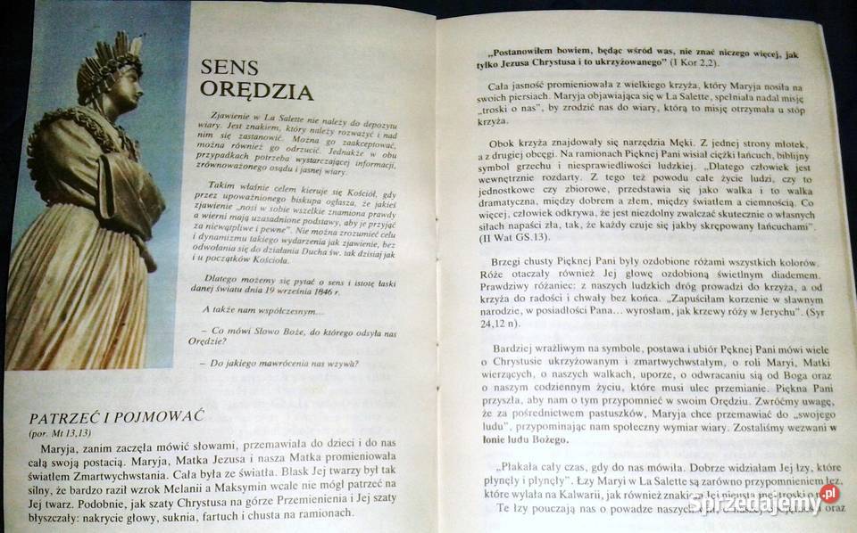 La Salette opis objawienia i sens orędzia ks Chełm