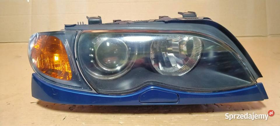 BMW 3 E46 LIFT 0105 REFLEKTOR XENON PRAWY PRZÓD Lampy przednie śląskie