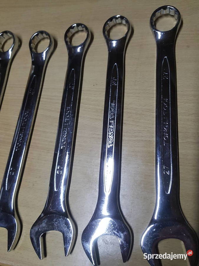 Klucz płasko oczkowy 27 mm stal chromowowanadowa Głogowa