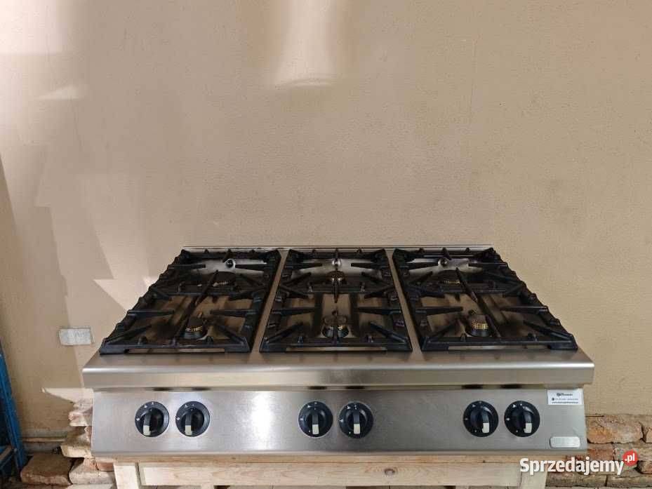 MBM kuchnia gazowa 6palnikowa 54 kW linia 900 Góra
