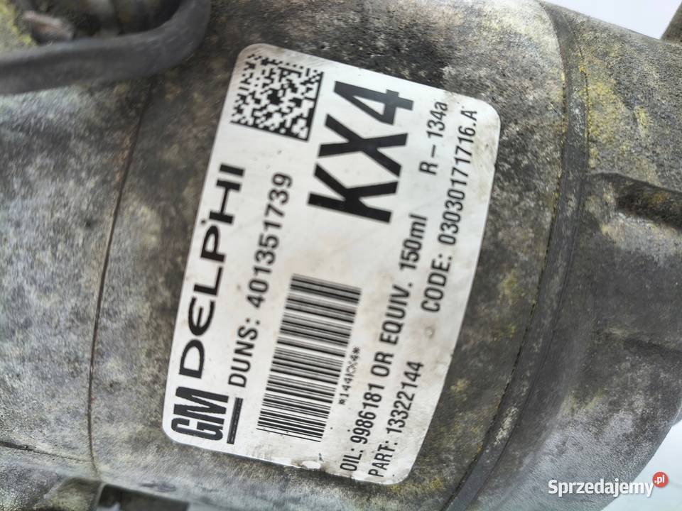 SPRĘŻARKA KLIMATYZACJI Opel Astra H G Meriva A osobowe lubelskie Chełm