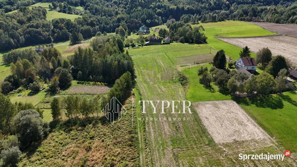 Działka Ryglice 45 arów utwardzona
