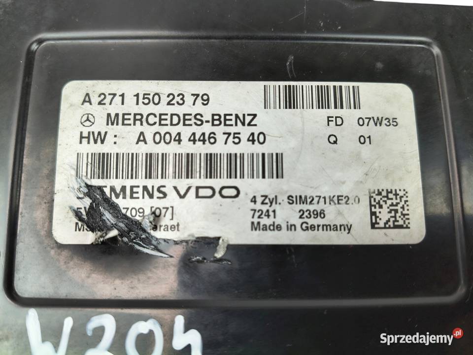 STEROWNIK SILNIKA Mercedes W204 W211 CLK C209 18 lubelskie Chełm