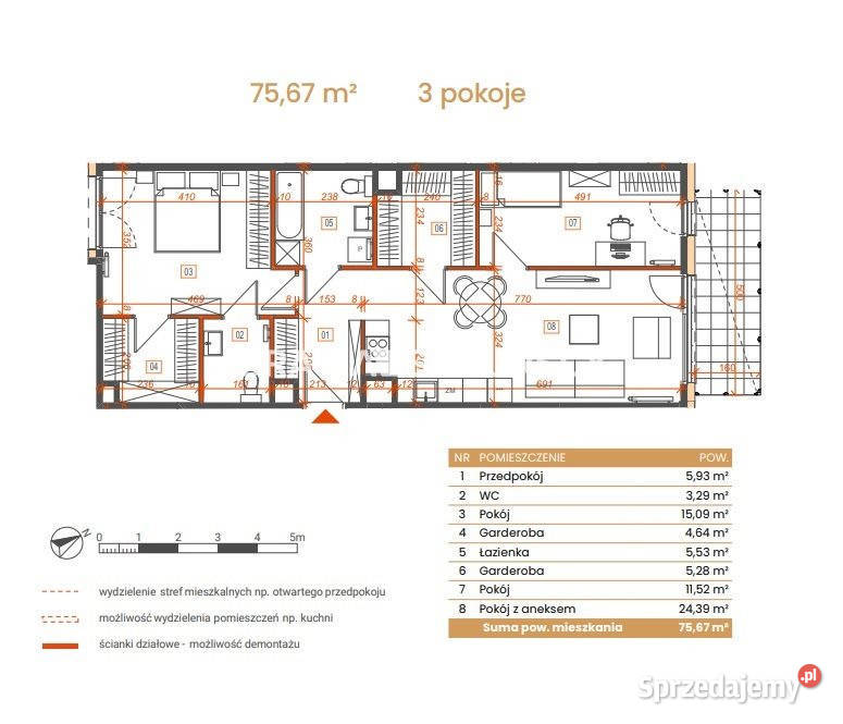 Sprzedam mieszkanie Katowice Ceglana 7567m2 3