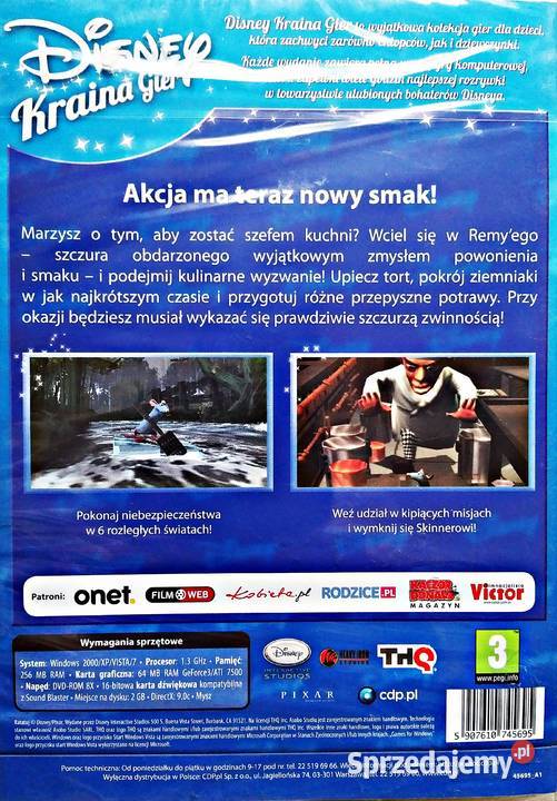 RATATUJ DISNEY KRAINA GIER Kalisz